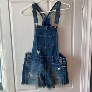 Hollister Jean overall shorts NWT small